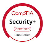 CompTIA Security+ ce certification badge